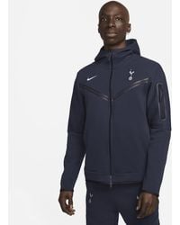 Nike - Felpa con cappuccio e zip a tutta lunghezza tottenham hotspur tech fleece windrunner - Lyst