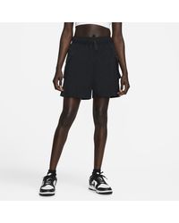 Nike Woven Buckle Shorts in Purple | Lyst
