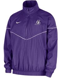 Nike - Los Angeles Lakers Courtside Windrunner Nba Anorak Jacket - Lyst