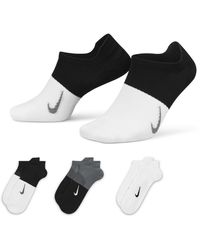 Nike - Everyday Plus Lightweight Training No-show Socks (3 Pairs) Polyester - Lyst
