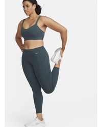 Nike - Universa Medium-support Mid-rise 7/8 leggings With Pockets Nylon - Lyst