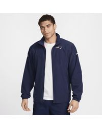 Nike - Giacca con zip a tutta lunghezza sideline repel (nfl new england patriots) - Lyst