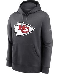 Nike - Kansas City Chiefs Club Logo Nfl Pullover Hoodie - Lyst