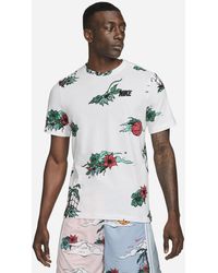 White Tuxedo Print Shirt for Men 