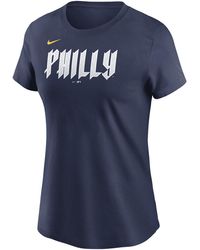 Nike - Philadelphia Phillies City Connect Wordmark Mlb T-shirt - Lyst
