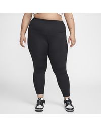 Nike - One High-waisted 7/8 Leggings With Pockets (plus Size) - Lyst