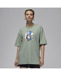 Nike - T-shirt oversize con grafica jordan - Lyst