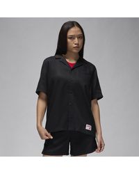 Nike - Woven Solid Top - Lyst