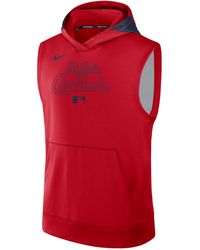 Nike - Philadelphia Phillies Authentic Collection Menâ Dri-Fit Mlb Sleeveless Pullover Hoodie - Lyst