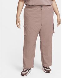 Nike - Sportswear Essential High-waisted Woven Cargo Pants (plus Size) - Lyst