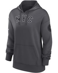 Nike - New York Mets Authentic Collection City Connect Practice Dri-fit Mlb Pullover Hoodie - Lyst