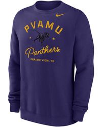 Nike - Club Fleece College (Prairie View A&M University) MenâCrew-Neck Sweatshirt - Lyst