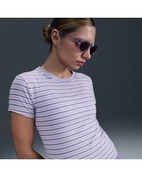Nike Sportswear Chill Knit Slim Striped T-shirt | Lyst