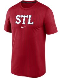 Nike - St. Louis Cardinals City Connect Practice Velocity Dri-fit Mlb T-shirt - Lyst