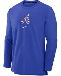 Nike - Atlanta Braves Authentic Collection City Connect Player Dri-fit Mlb Pullover Jacket - Lyst