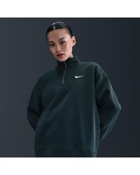 Nike - Sportswear Phoenix Fleece Oversized 1/4-Zip Long Sweatshirt - Lyst