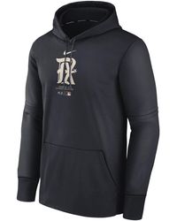 Nike - Texas Rangers City Connect Practice Therma Mlb Pullover Hoodie - Lyst