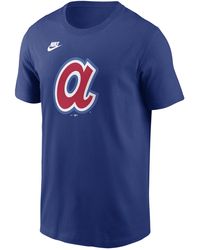 Nike - Atlanta Braves Cooperstown Logo Mlb T-shirt - Lyst