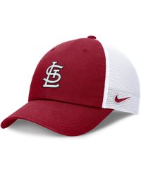 Nike - St. Louis Cardinals Evergreen Club Mlb Trucker Adjustable Hat - Lyst
