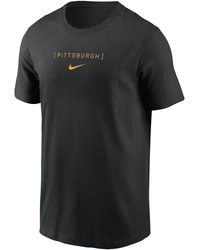 Nike - Pittsburgh Pirates Large Logo Back Stack Mlb T-shirt - Lyst