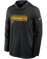 Nike - Washington Commanders Pure Fury Sideline Dri-Fit Nfl Long-Sleeve Hooded Top - Lyst