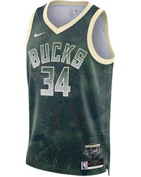 Nike - Giannis Antetokounmpo Milwaukee Bucks 2025/26 Select Series Dri-Fit Nba Swingman Jersey - Lyst