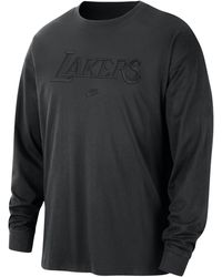 Nike - Golden State Warriors Courtside Premium Essential Nba Long-Sleeve T-Shirt - Lyst