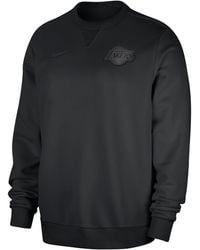 Nike - Los Angeles Lakers Standard Issue Dri-Fit Nba Crew-Neck Sweatshirt - Lyst