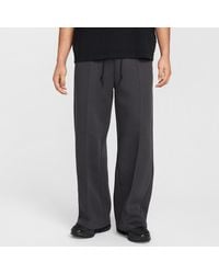 Nike - Tech Wide-Leg Fleece Pants - Lyst