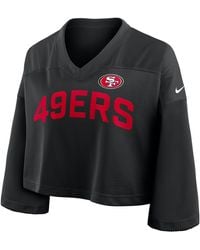 Nike - San Francisco 49Ers Wide Receiver Jersey Fashion Dri-Fit Nfl Cropped Top - Lyst