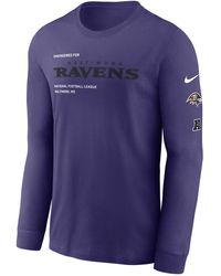 Nike - Baltimore Ravens Play To Win Essential Nfl Long-Sleeve T-Shirt - Lyst