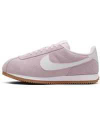 Pink suede nike cortez outlet