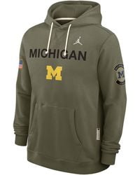Nike - Michigan 2025 Military Appreciation Brand Dri-Fit College Pullover Hoodie - Lyst