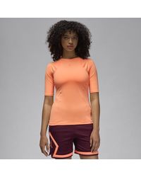 Nike - Jordan Sport Double Threat Short-sleeve Top Polyester - Lyst