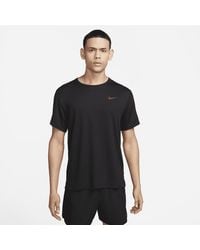 Nike - Miler Dri-fit Uv Short-sleeve Running Top - Lyst