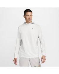 Nike - Trail Dri-fit Uv Long-sleeve Hooded Running Top Polyester - Lyst