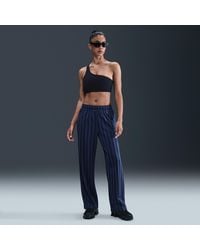 Nike - Sportswear Mid-Rise Loose Jacquard Striped Tracksuit Bottoms - Lyst