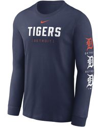 Nike - Detroit Tigers Repeater Mlb Long-sleeve T-shirt - Lyst