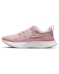 Nike React Infinity Run Flyknit 2 Road Running Shoes - Pink