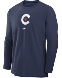 Nike - Chicago Cubs Authentic Collection City Connect Player Dri-fit Mlb Pullover Jacket - Lyst