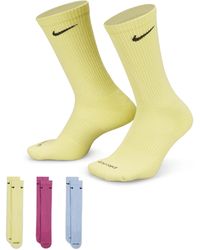 Nike - Everyday Plus Cushioned Training Crew Socks (3 Pairs) - Lyst
