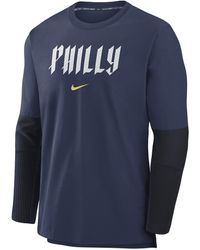Nike - Philadelphia Phillies Authentic Collection City Connect Player Dri-fit Mlb Pullover Jacket - Lyst