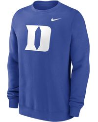 Nike - Duke Blue Devils Primetime Evergreen Logo College Pullover Crew - Lyst