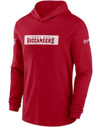 Nike - Tampa Bay Buccaneers Sideline Dri-Fit Nfl Long-Sleeve Hooded Top - Lyst