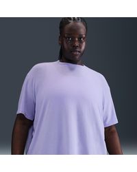 Nike - One Relaxed Dri-Fit Short-Sleeve Top (Plus Size) - Lyst