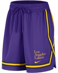Nike - Los Angeles Lakers Fly Crossover Dri-fit Nba Basketball Graphic Shorts Polyester - Lyst