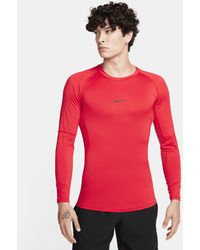 Nike - Maglia da fitness aderente a manica lunga dri-fit pro - Lyst