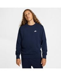 Nike - Club French Terry Crew - Lyst