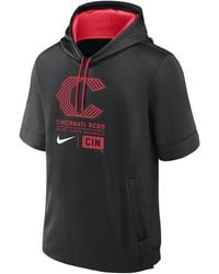 Nike - Cincinnati Reds City Connect Mlb Short-sleeve Pullover Hoodie - Lyst
