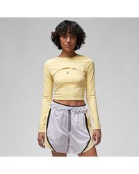 Nike - Jordan Sport 2-in-1 Long-sleeve Top Polyester - Lyst